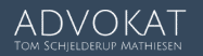 Advokat Tom Schjelderup Mathiesen logo